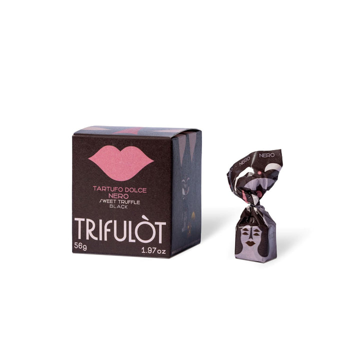 TRIFULOT® - SCATOLA MONOGUSTO - TARTUFO DOLCE NERO (8 PZ) - 56G