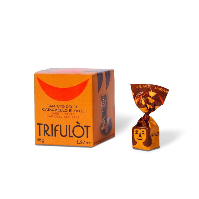 TRIFULOT® - SCATOLA MONOGUSTO - CARAMELLO E SALE (8 PZ) - 56G