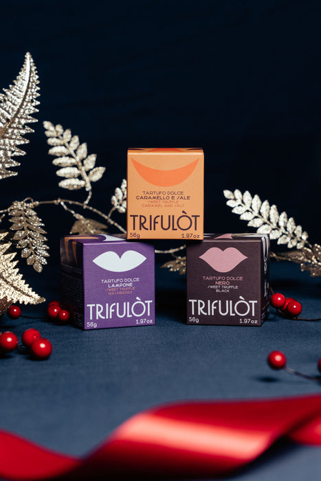 TRIFULOT® - SINGLE FLAVOR BOX - SWEET BLACK TRUFFLE (8 PCS) - 56G