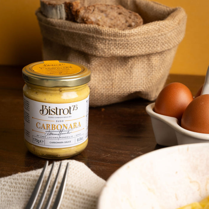 SUGO CARBONARA by CHEF LUCIANO MONOSILIO 170g