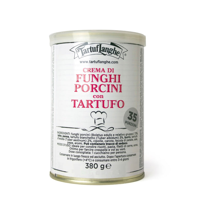 CREMA con FUNGHI PORCINI E TARTUFO 380g