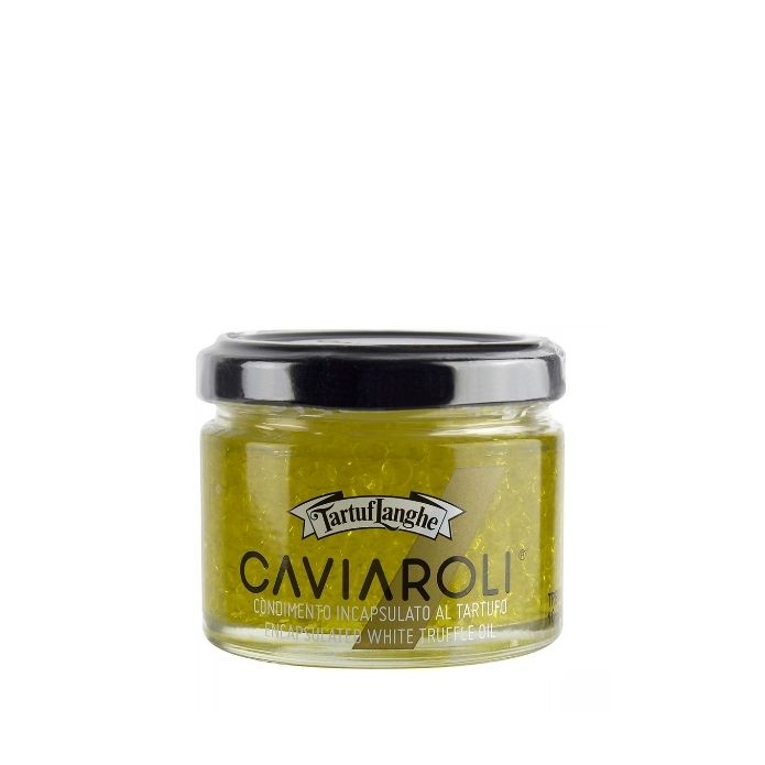 PERLE DI OLIO AL TARTUFO BIANCO, condimento incapsulato 200g