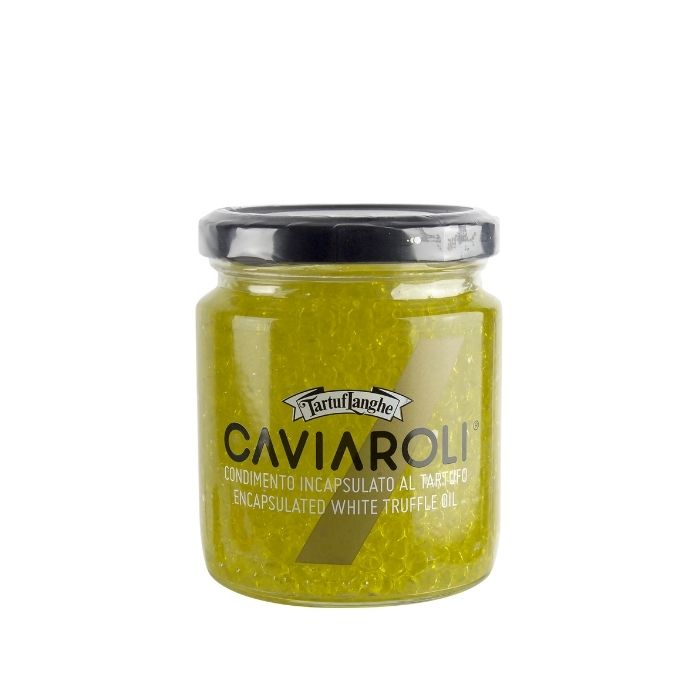 WHITE TRUFFLE OIL PEARLS, 200g encapsulated condiment