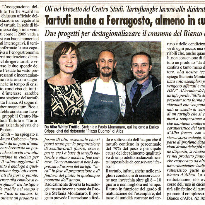 Corriere Langhe e Roero - 1 dicembre 2009