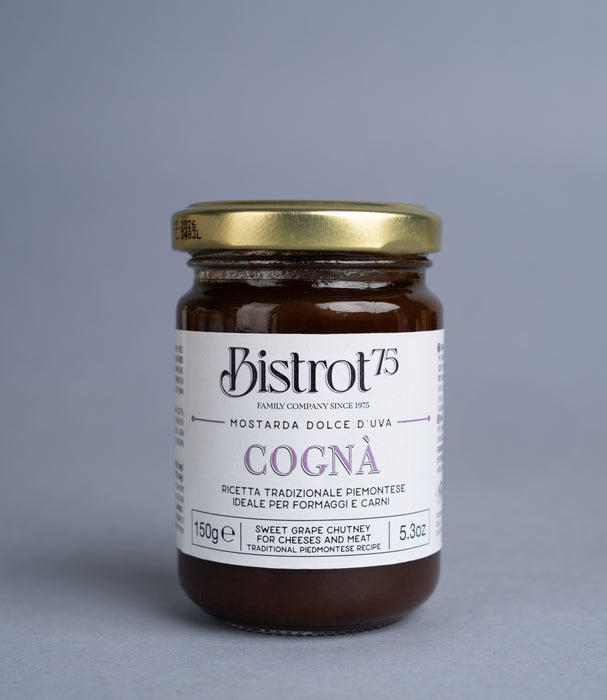 COGNÀ: Mostarda dolce d'uva 150g