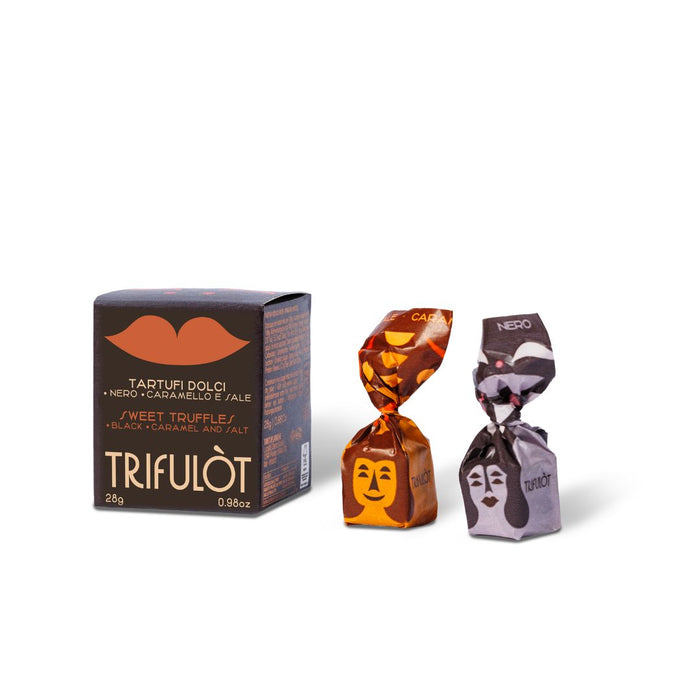 TRIFULOT® - SCATOLINA - TARTUFI DOLCI MISTI (4 PZ) - 28G